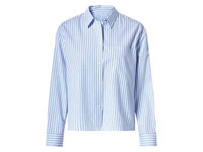 esmara Dames blouse (Blauw/wit, 44)