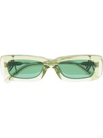 Linda Farrow x The Attico lunettes de soleil Mini Marfa - Vert