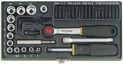 PROXXON Screw set 1/4" (39-tlg.)