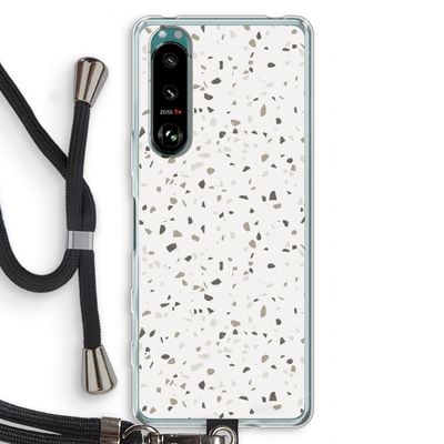 Terrazzo N°14: Sony Xperia 5 III Transparant Hoesje met koord