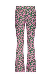 B.Nosy zomer flair broek meisjes - groen/roze AOP - Pepper