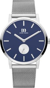 Danish Design IQ68Q1219 Horloge Tokyo Mesh zilverkleurig-blauw 39 mm