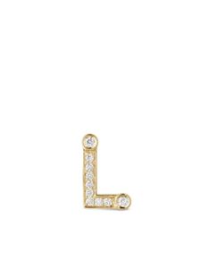 Sophie Bille Brahe puce d'oreille Petite L en or 18ct