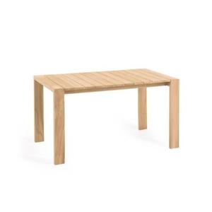 Kave Home - Victoire tuintafel in massief teakhout 160 x 90 cm