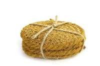 Onderzetter rond Tjasse s4 geel