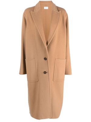 Bally manteau à simple boutonnage - Marron