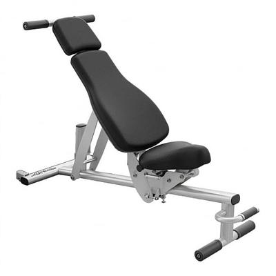 Life Fitness adjustable bench (verrijdbaar)