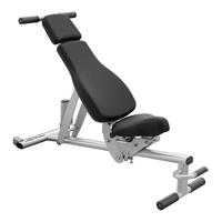 Life Fitness adjustable bench (verrijdbaar)