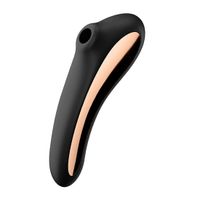 Satisfyer - Dual Kiss Air Pulse Vibrator - Black