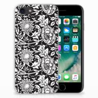 iPhone SE 2022 | SE 2020 | 8 | 7 | TPU Case | Black Flowers