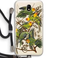 Carolinaparkiet: Samsung Galaxy J7 (2017) Transparant Hoesje met koord