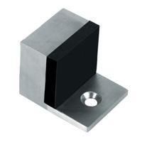 Deurbuffer vloermontage 32x32x40mm rvs mat