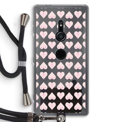 Ass 'n Titties: Sony Xperia XZ2 Transparant Hoesje met koord
