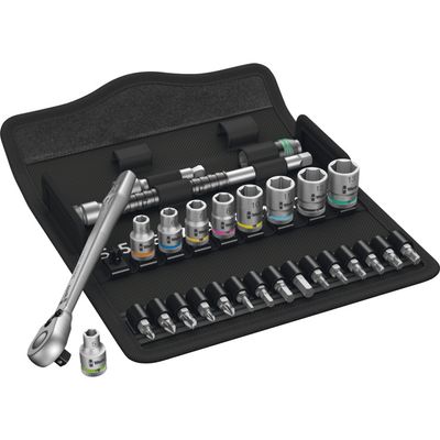 Wera 8100 SA 8 Zyklop Metal-ratelset, omschakelpal 1/4" gereedschapsset