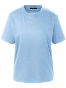 Shirt ronde hals en korte mouwen Van Peter Hahn blauw