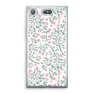 Sierlijke bloemen: Sony Xperia XZ1 Compact Transparant Hoesje