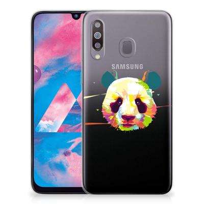 Samsung Galaxy M30 Telefoonhoesje met Naam Panda Color Samsung Galaxy M30 Telefoonhoesje met Naam Panda Color