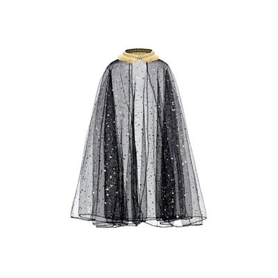 Halloween cape - met sterretjes - zwart - voor kinderen - 3-7 jaar Halloween cape - met sterretjes - zwart - voor kinderen - 3-7 jaar