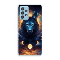 Wolf Dreamcatcher: Samsung Galaxy A73 Transparant Hoesje
