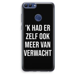 Meer verwacht - Zwart: Huawei P Smart (2018) Transparant Hoesje