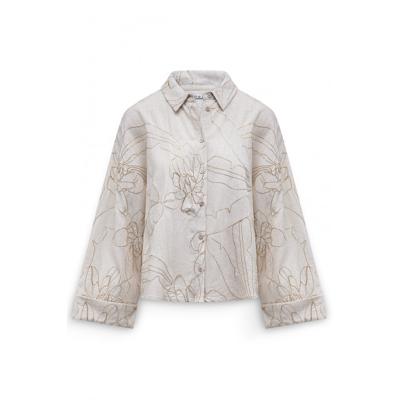 Label Dot - Beige | Dames | Blouse | Beige | 46 | regular | Kamst mode