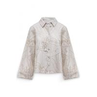 Label Dot - Beige | Dames | Blouse | Beige | 46 | regular | Kamst mode