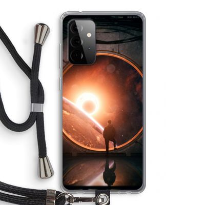 Ephemeral: Samsung Galaxy A72 5G Transparant Hoesje met koord