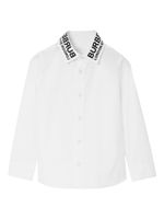 Burberry Kids chemise boutonnée à logo imprimé - Blanc - thumbnail