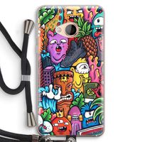 Vexx Mixtape: HTC U Play Transparant Hoesje met koord
