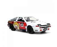 JADA TOYS Aggretsuko 1986 Toyota Trueno AE86 Kant-en-klaar model Personenauto (model)