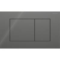 Geberit Drukplaat Sigma 40, 2-toets Square Glas Lava