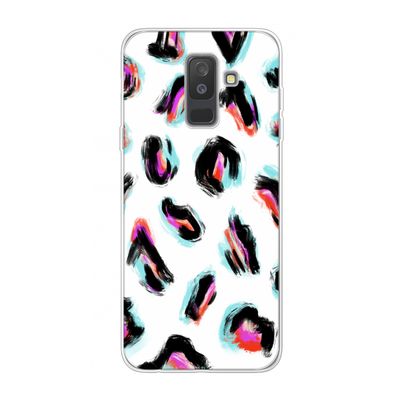Cheetah color: Samsung Galaxy A6 Plus (2018) Transparant Hoesje