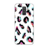 Cheetah color: Samsung Galaxy A6 Plus (2018) Transparant Hoesje