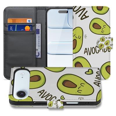 Avocado Singing Hoesje voor iPhone Air | Book Case | Portemonnee hoesje Avocado Singing Hoesje voor iPhone Air | Book Case | Portemonnee hoesje