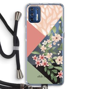 Sweet heaven geometrics: Motorola Moto G9 Plus Transparant Hoesje met koord