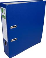 Q-CONNECT ordner, voor ft A4, uit PP en papier, met beschermrand, rug van 8 cm, blauw