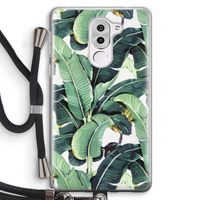 Bananenbladeren: Honor 6X Transparant Hoesje met koord
