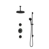 Hotbath Cobber IBS20CR inbouwdouche met 3s handdouche, 15cm plafondbuis, 30cm hoofddouche en glijstang chroom - thumbnail