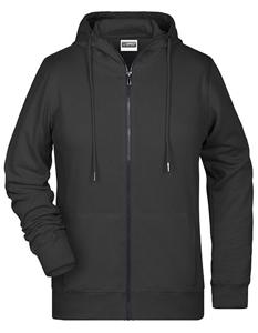 James & Nicholson JN8025 Ladies´ Zip-Hoody - /Black - S