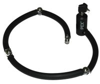 PEX Scharnierarm slot zwart 72cm