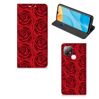 OPPO A15 Smart Cover Red Roses OPPO A15 Smart Cover Red Roses