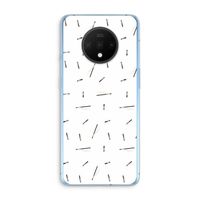 Hipster stripes: OnePlus 7T Transparant Hoesje