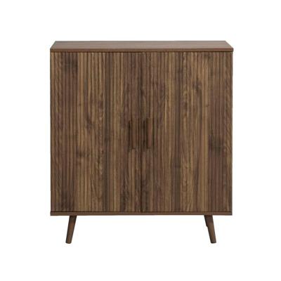 Leen Bakker - Kast Imre - Walnoot - 88x80x40 Cm - MDF - Bruin