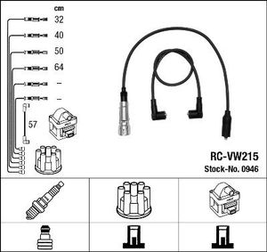 Bougiekabelset RCVW215