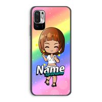 Chibi Maker vrouw: Xiaomi Redmi Note 10 5G Transparant Hoesje