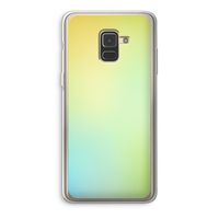 Minty mist pastel: Samsung Galaxy A8 (2018) Transparant Hoesje
