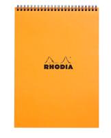 Spiraalblok rhodia a4 lijn 160pag 80gr or