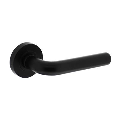 Intersteel DeurklinkAgatha op rozet zwart - 0023.168302