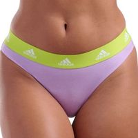 adidas 3 stuks Sport Cotton Logo Thong - thumbnail