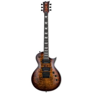 ESP LTD Deluxe EC-1000 QM Evertune Dark Brown Sunburst elektrische gitaar